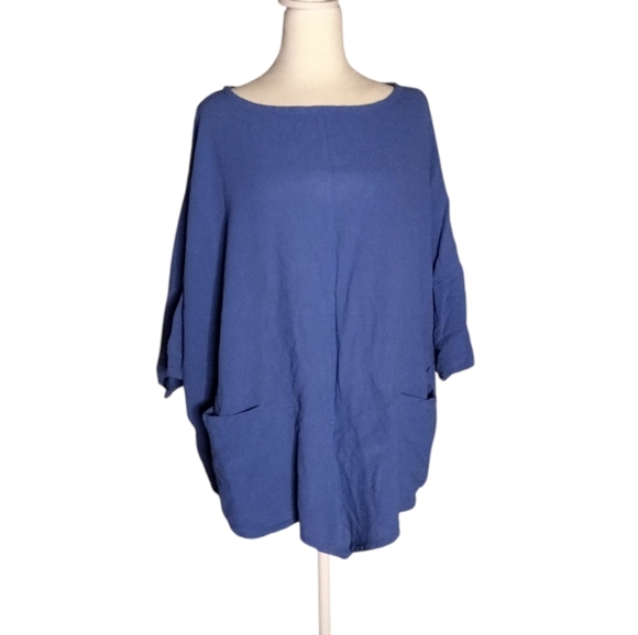 Oh My Gauze! Oversized Kitty Top In Lily Size XL Lagom Cotton - Picture 2 of 10